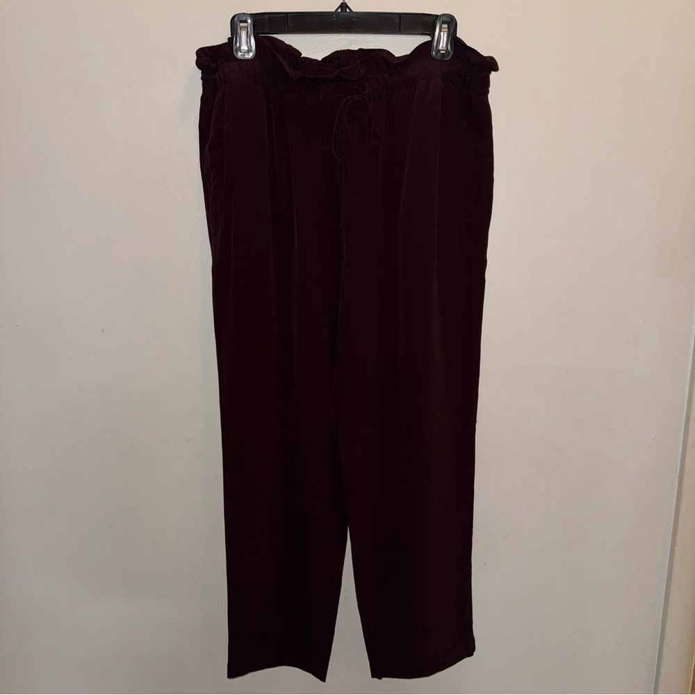 Eileen Fisher Envelope Waist Crop Pants Size Medium